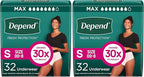 Depend Fresh Protection Incontinence Underwear for Women, Adult Diapers, Small