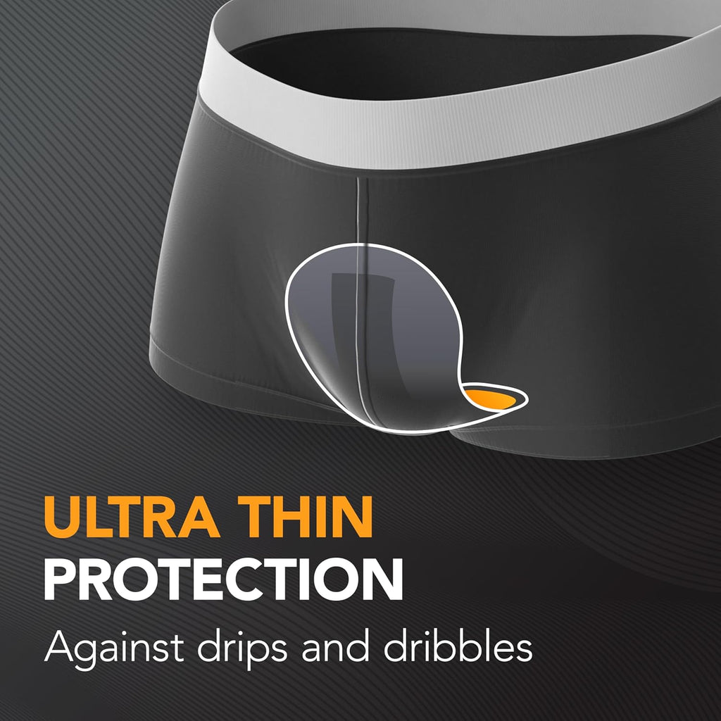 Depend Shields Incontinence Pads for Men, Light Absorbency