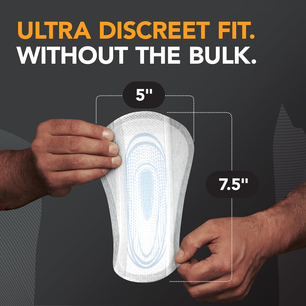 Depend Shields Incontinence Pads for Men, Light Absorbency