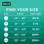 Depend Fresh Protection Adult Incontinence Underwear for Women (Formerly Depend Fit-Flex), Disposable, Maximum, Extra-Large