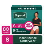 Depend Fresh Protection Incontinence Underwear for Women, Adult Diapers, Small